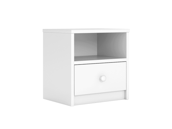 Detský nočný stolík Babydreams 40 cm biely Detský nočný stolík Babydreams 40 cm biely