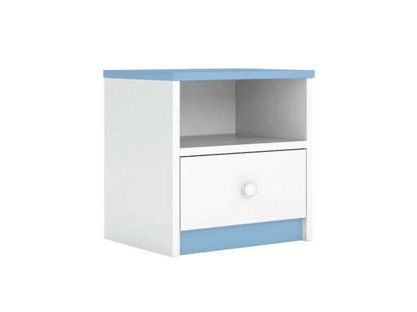 Detský nočný stolík Babydreams 40 cm modrý Detský nočný stolík Babydreams 40 cm modrý