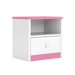 Detský nočný stolík Babydreams 40 cm ružový