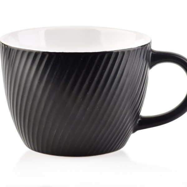 Hrnček SALLY LINES 480 ml čierny