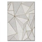 Koberec Glan 160x230 cm sivý