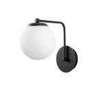Nástenná lampa Daisy čierna