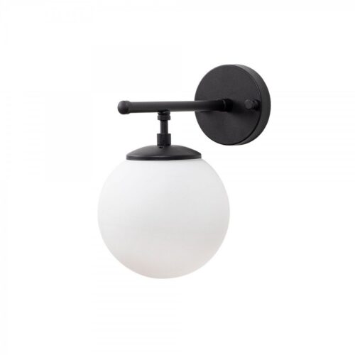 Nástenná lampa Roe čierna/biela Nástenná lampa Roe čierna/biela
