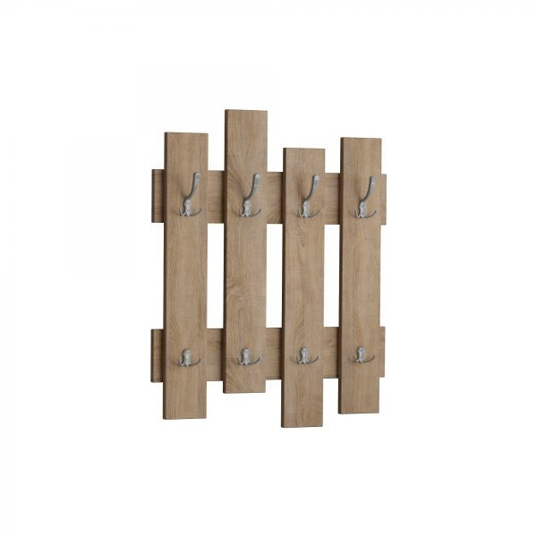 Nástenný vešiak Wave 64 cm hnedý