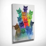 Obraz HAPPY CATS 30x40 cm viacfarebný