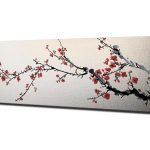 Obraz na plátně Cherry tree PC041 30x80 cm