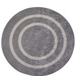 Okrúhly koberec Silver 140 cm sivý