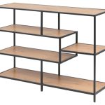 Regál Seaford 114x78 cm dub divoký