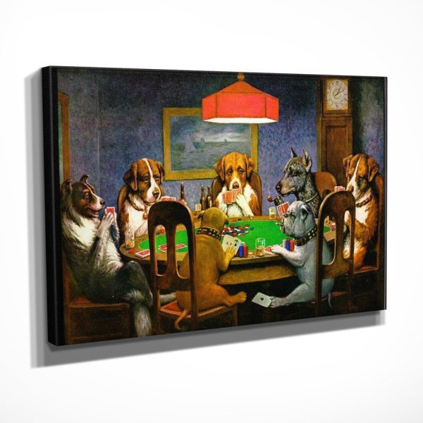 Reprodukcia obrazu Poker Game 30x40 cm viacfarebná