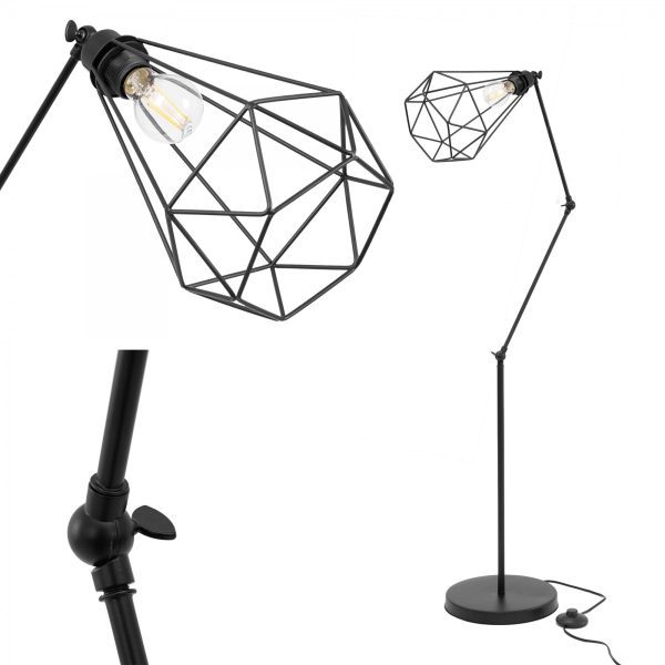 Stojacia lampa Reno APP540-1F čierna