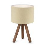 Stolná lampa Aydo I béžová