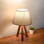 Stolná lampa Aydo béžová