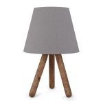 Stolná lampa Shade I sivá