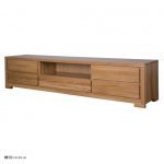 Drewmax TV stolík - masív RV352 / dub Farba: Dub brendy
