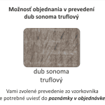 Tempo Kondela Vitrína MONTANA W2D Farba: dub lefkas