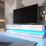 WIP TV stolík FLY Farba: čierna / čierny lesk