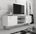 WIP TV stolík KING | 02 Farba: biely lesk / biela