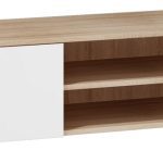 WIP TV stolík STELLA |  STE-04 Farba: Biela / čierny lesk