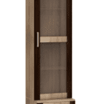 WIP Vitrína NOTTI  | 08 Farba: craft biely / craft tobaco / craft biely