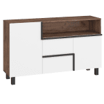 ARTBm Komoda LARS-02 |  2D2S Farba: Dub artisan / biela
