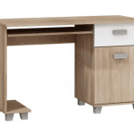 ARTBm PC stolík SOLO | SOL 01 Farba: Dub sonoma svetlá / biely lesk