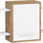 ARTBm Polica NORDIS-09 | 1D Farba: craft tobaco/biely