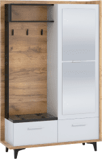ARTBm Predsieň BOX-05 Farba: dub artisan / biela / čierna