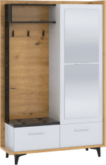 ARTBm Predsieň BOX-05 Farba: dub burgun / biela / čierna 