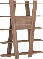 ARTBm Regál 150-2D VIA | 08 Farba: craft biely – Obrázok 2