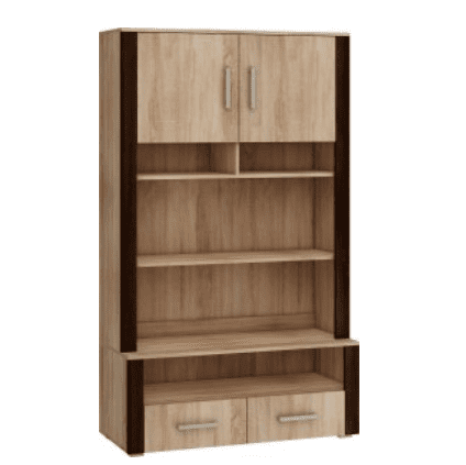 ARTBm Regál NOTTI  | 05 Farba: craft biely / craft tobaco / craft biely