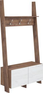 ARTBm Vešiaková stena RACK | 10 Farba: Craft biely / craft zlatý