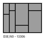 ArtExt Príborník Hettich do skrinky D3A/60