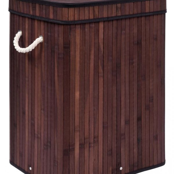 Bambusový kôš na bielizeň SOREN II 100 l wenge