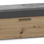 Botník PARMA antracit/dub artisan