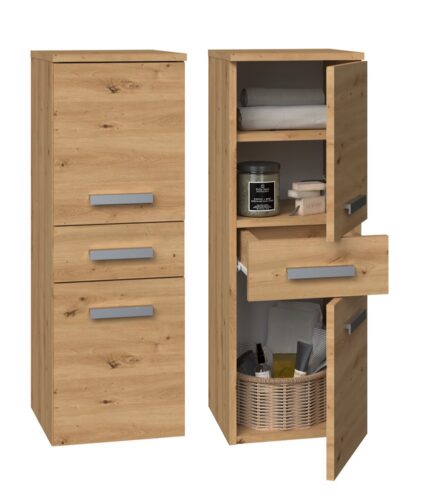 Kúpeľňová skrinka Nel V DDS dub artisan Kúpeľňová skrinka Nel V DDS dub artisan