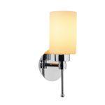 Nástenná lampa Balcova I strieborná