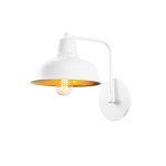 Nástenná lampa Berceste II biela
