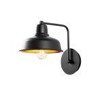 Nástenná lampa Berceste II čierna