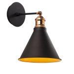 Nástenná lampa Berceste IV čierna
