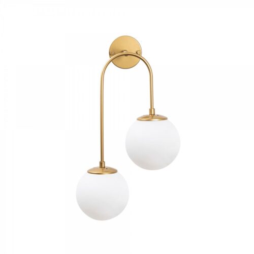 Nástenná lampa Jevel I zlatá/biela Nástenná lampa Jevel I zlatá/biela