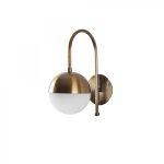 Nástenná lampa Karsor mosadz