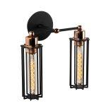 Nástenná lampa Likya II čierna