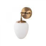 Nástenná lampa Nes I mosadz