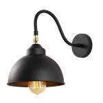 Nástenná lampa Saglam II čierna