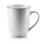 Porcelánový hrnček SIMPLE 370 ml biely