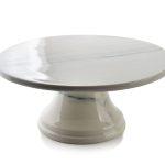 Porcelánový podnos LOUISE GREY Patera 25 cm biely
