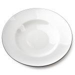 Porcelánový tanier SIMPLE hlboký biely
