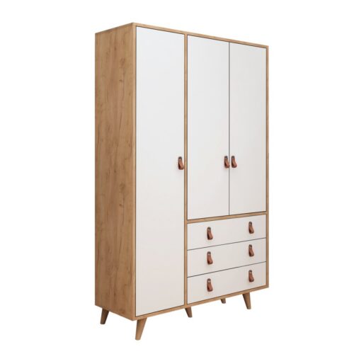 Šatníková skriňa Pagina 120 cm dub/biela Šatníková skriňa Pagina 120 cm dub/biela