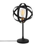 Stolová lampa Gezegen čierna/zlatá