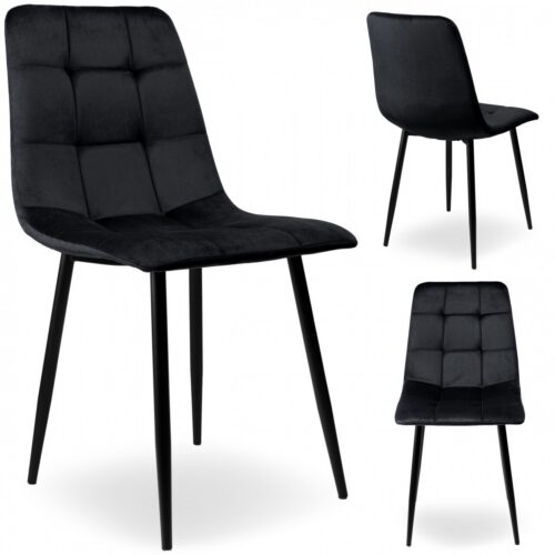 Čalúnená designová stolička ForChair čierna Čalúnená designová stolička ForChair čierna